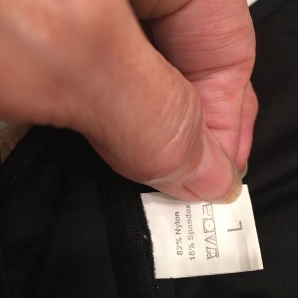 Black white bikini top Large tie hook closure - Picture 7 of 7